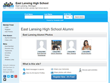 Tablet Screenshot of eastlansinghighschool.org